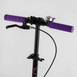 Самокат двухколесный Фиолетовый для девочки Skyper Rendal, с ручным тормозом, складной, колеса 200 мм