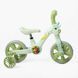 Дитячий велосипед біговел 2 в 1 Best Trike JM-0711-6 колеса 10" знімні педалі та додаткові колеса зелений
