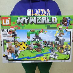 Конструктор Майнкрафт застава My World LB 1113 (433 детали)