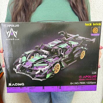 Конструктор на радіокеруванні Lamborghini 1220 деталей машинка Technic 7608 M