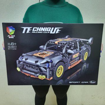 Конструктор спорткар Ford Mustang Technic 48017 (511 деталей) черный