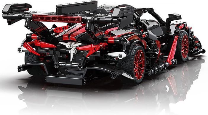 Конструктор машинка Apollo Intensa 1391 деталей Technic MY 88301 чорно-червоний