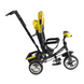 Велосипед с родительской ручкой детский Best Trike, пена колеса, музыкальная фара с USB, желтый