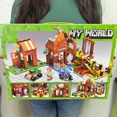 Конструктор Майнкрафт домик в лесу (431 деталей) My World JX 159