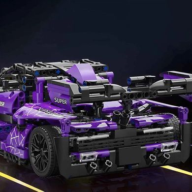 Конструктор машинка McLaren Senna 1227 деталей Technic MY 88314 фиолетовый