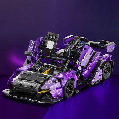 Конструктор машинка McLaren Senna 1227 деталей Technic MY 88314 фиолетовый