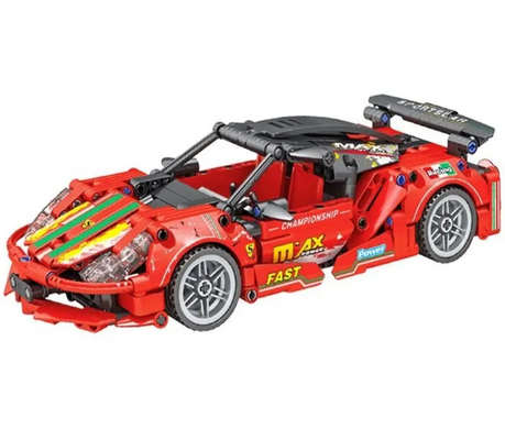 Конструктор автомобиль Феррари Technic 48001 (471 деталь) красный