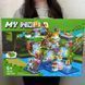 Конструктор Майнкрафт&nbsp;блоковий 562 деталі з LED підсвічуванням My World 44122