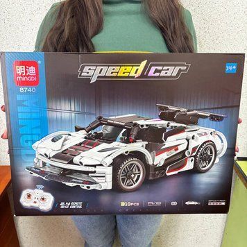 Конструктор на радіокеруванні машинка суперкар 310 деталей Technic з пультом 8740 білий