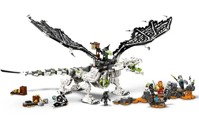 Конструктор Ніндзяго дракон чарівника-скелета 1193 деталі Ninjago