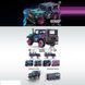 Конструктор джип машинка кіберпанк 910 деталей 1:14 Technic інерційна 9056-4 неоновий