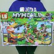 Конструктор блочный Майнкрафт аттракцион My World (418 деталей)