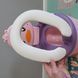 Дитячий горщик Каченя Bimbo ВМ-23510 для дівчинки (м'яке сидіння, знімний лоток, щіточка) рожевий