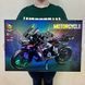 Конструктор мотоцикл спортивний 486 деталей Technic чорний 47103