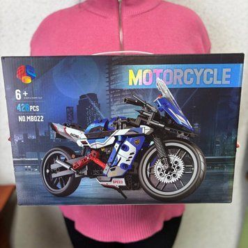 Конструктор спортивний мотоцикл 426 деталей Technic MB 022 синій