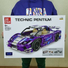 Конструктор автомобіль Феррарі Technic на пульті (531 деталь) фіолетовий