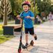 Самокат двухколесный Best Scooter Rio с ручными тормозом, колеса PU 145 мм, складной, R-80960 черный