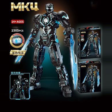 Конструктор железный человек МК4 1505 деталей Марвел супергерои Iron Man 76102
