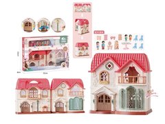 Набор кукольный домик с комплектом мебели игровые фигурки