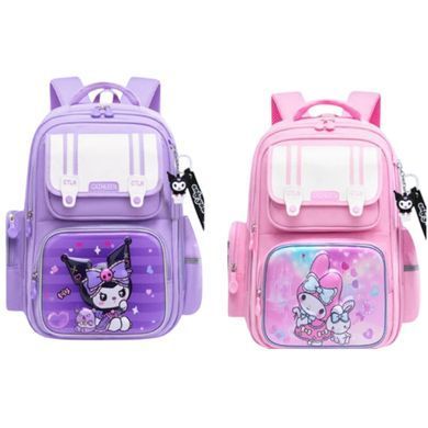 Рюкзак шкільний для дівчинки hello kitty kuromi (36х14х42 см, 2 відділення ,3 кишені, на блискавці) 2 кольори
