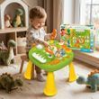 Інтерактивний столик дитячий розвиваючий "Ігрозаврик" WToys 17464 українська озвучка, підсвічування, 10 скоромовок казок пісень