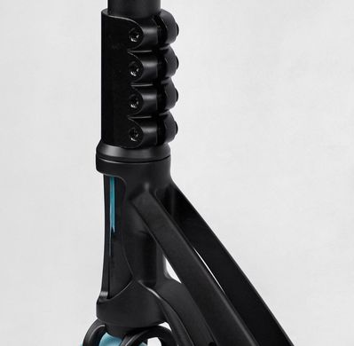Самокат трюковой парковый для подростков Best Scooter Fear колёса 115 мм чёрно-синий