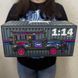 Конструктор джип Дефендер киберпанк 768 деталей 1:14 Technic инерционная 9056-2 неоновый