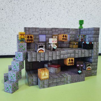 Конструктор магнітний minecraft 169 магнітних блоків будинок двоповерховий Dream World LZCK 057