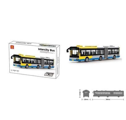 Конструктор городской автобус гармошка Intercity Bus 415 деталей 4973