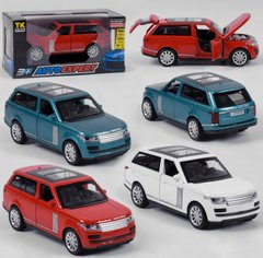 Машинка металлическая детская Range Rover коллекционная 1:32 АвтоЭксперт инерция, свет, звук, 3 цвета