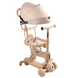 Самокат 5в1 Skyper LF-03692 с бортиками, родительской ручкой, козырьком, музыка свет платформы, бежевый