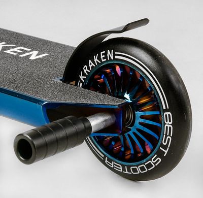Трюковий самокат Kraken Best Scooter Синій колеса 110 мм HIC Пегі анодований