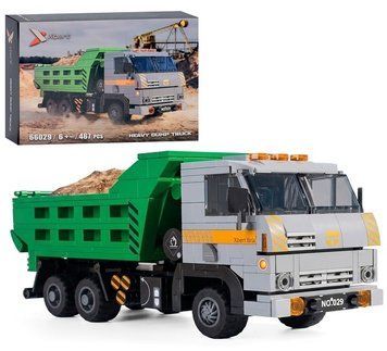 Конструктор самосвал камаз грузовик 467 деталей Heavy Dump Truck 66029