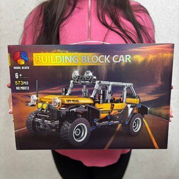 Конструктор джип позашляховик 573 деталей Technic MB 013 помаранчевий