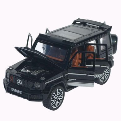 Машинка игрушечная металлическая Mercedes-Benz Гелендваген АвтоЭксперт 1:32 звук свет L-0442-50 черный
