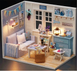 Деревянный детализированный домик конструктор DIY Cute Room Roombox