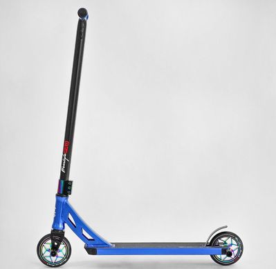 Трюковий самокат підлітковий Best Scooter Freestyle HIC Пеги колеса 120 мм Синій