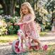 Дитячий велосипед біговел 2 в 1 Best Trike JM-0410-4 колеса 10" знімні педалі та додаткові колеса біло-рожевий