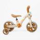 Дитячий велосипед біговел 2 в 1 Best Trike JM-0102-8 колеса 10" знімні педалі та додаткові колеса коричневий