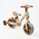 Дитячий велосипед біговел 2 в 1 Best Trike JM-0102-8 колеса 10" знімні педалі та додаткові колеса коричневий