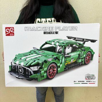 Конструктор автомобиль&nbsp;Mercedes-AMG GT 63 Technic 456 деталей зеленый