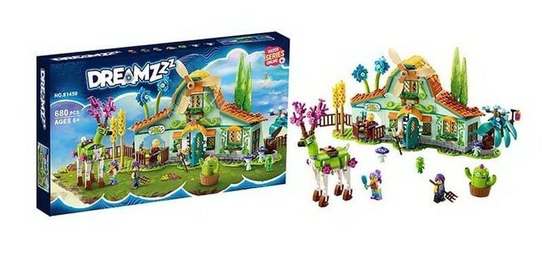Конструктор Дрімз стайня для чарівних істот 680 деталей Dreamz